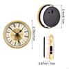 Uhr Einsatz Kopf mit Römischen Ziffern, Ersatz Gold Trim 70 mm Miniatur Fit up für