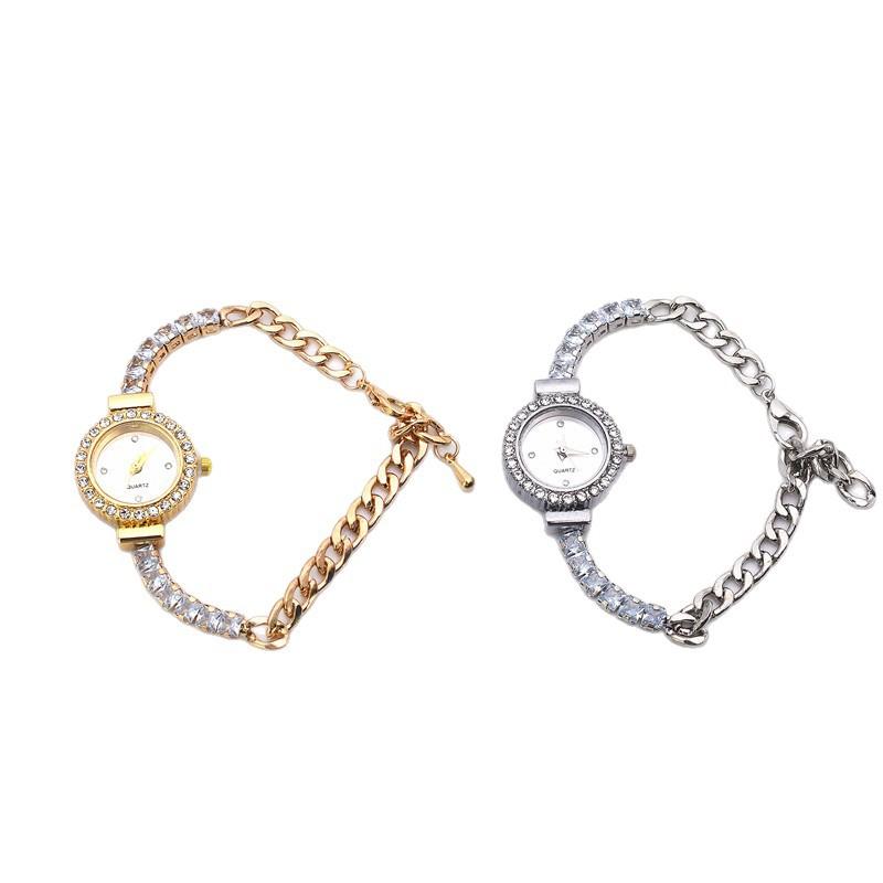 Temperament Fashion Small Sugar Cube Heart Watch Diamond Women's Watch Oval Women's Quartz Watch Bracelet Watch