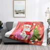 Home Decoration Plush Throw Sofa Blanket Bedspread Bed Fluffy Soft Blankets Decor Plaid Modern Halloween Merry Christmas Winter