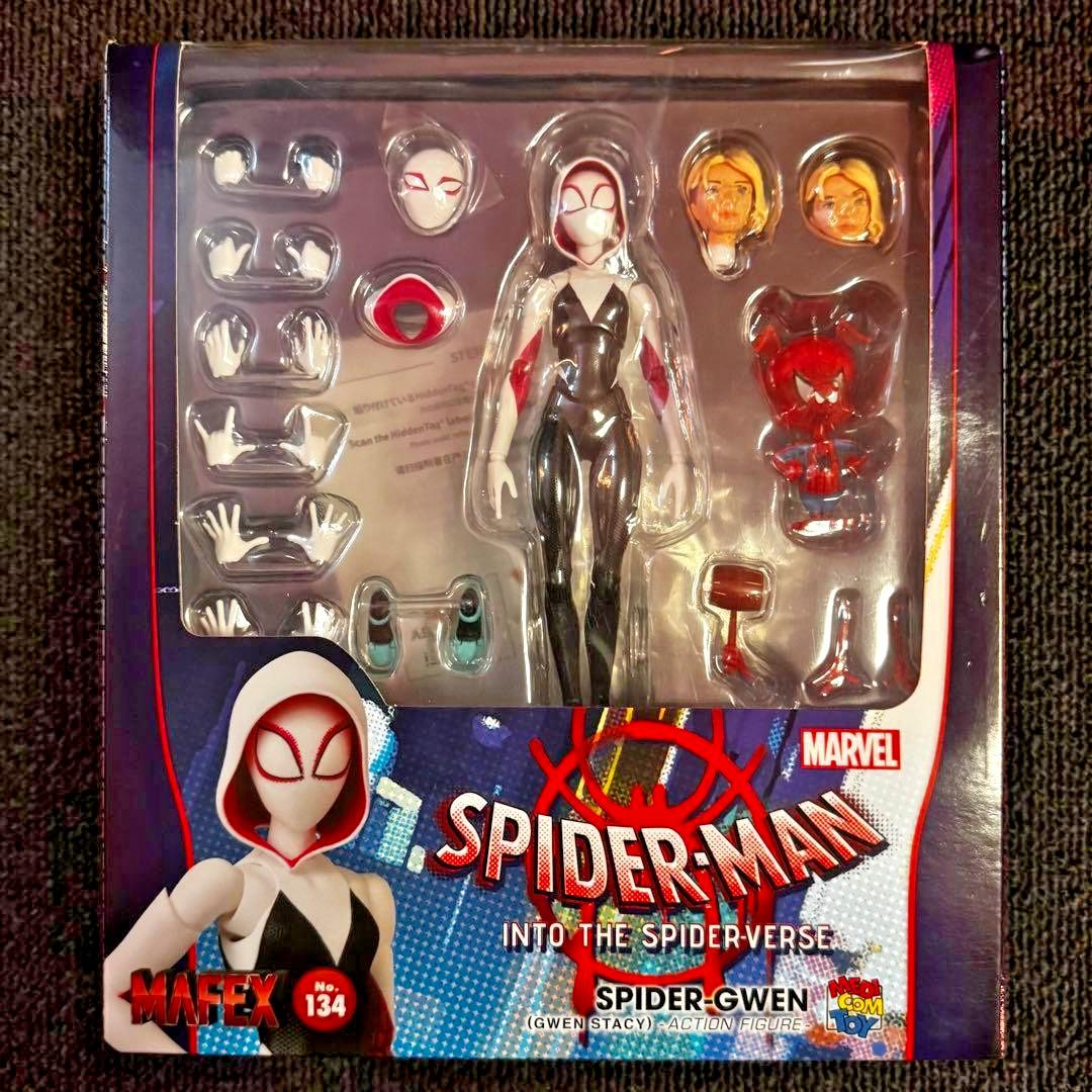 Medicom Toy MAFEX No.134 Spider-Gwen Gwen Stacy Action Figure Boxed Complete