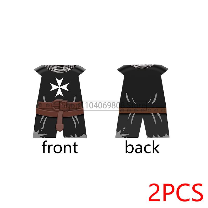 Medieval Castle Soldier Military Accessory Building Blocks Dragon Black Eagle Knight Figures Shield Spear Armor Army Bricks Toy