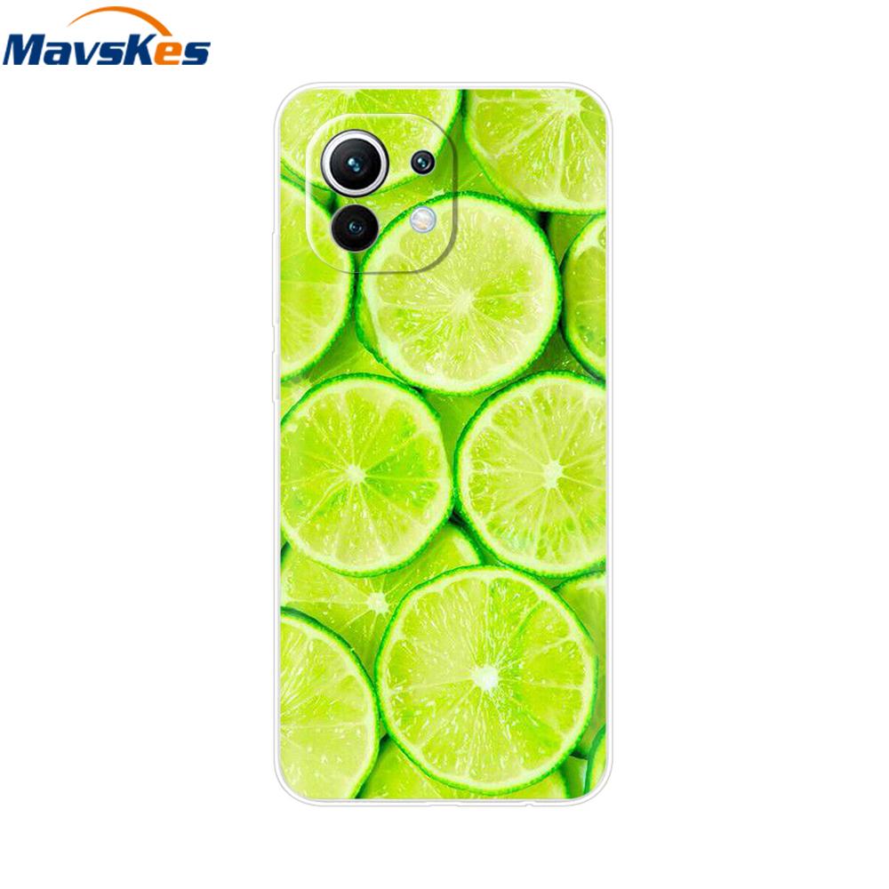 Case For Xiaomi 11 Lite NE 5G Soft TPU Silicone Cover For Xiaomi Mi 11 Lite Mi11 Lite Cases For Xiomi Mi 11 Funda Fashion Bumper