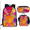 Rhythm Box Peripheral Elementary School Bag Large Capacity Starry Sky Backpack Three-piece Set