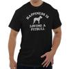 Happiness Is Loving A Pitbull Dog Mom Dad Womens Or Mens Crewneck T Shirt