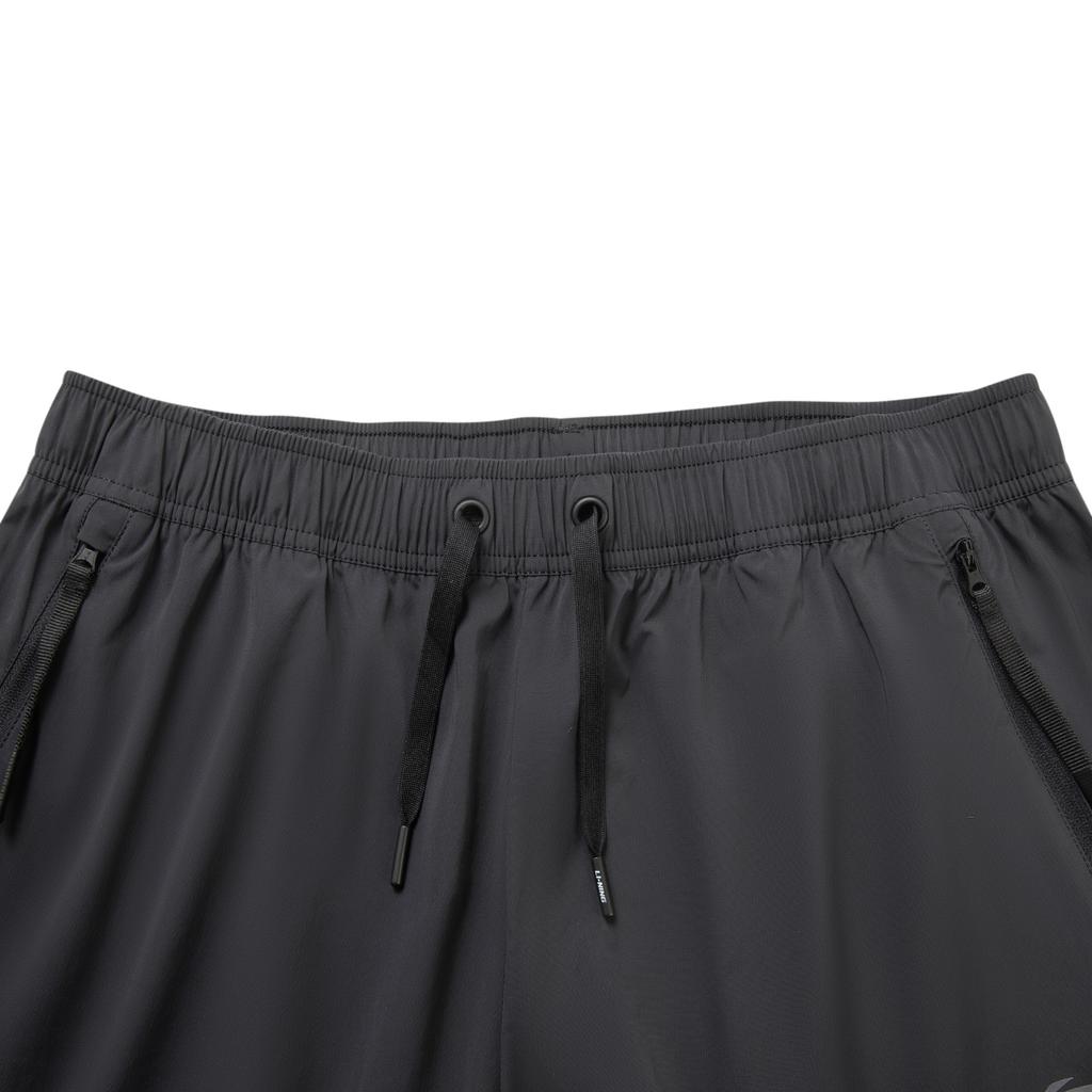 Li-Ning Water-Resistant Fashionable Versatile Casual Sports Pants Men Bottoms Black AYKV843-1