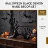 3 Styles Gothic Resin Devil Hand Wall Candle Holder Creepy Reaching Hand Sculpture Halloween Party Haunted Home Decoration