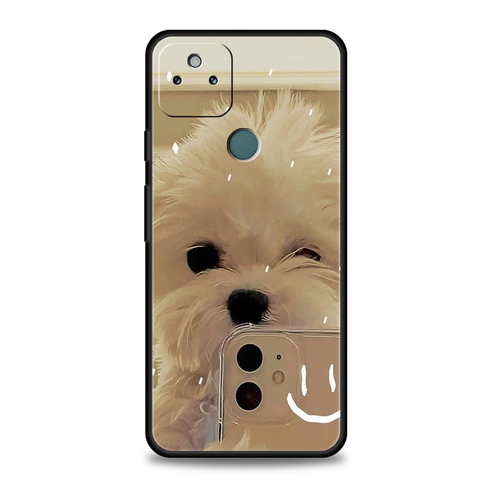 Cute Little Dog Phone Case Cover for Google Pixel 10 9 8 7 6 9A 8A 7A 6A Pro Shockproof Soft TPU 9 Pro XL Shell Capas Fundas Bag