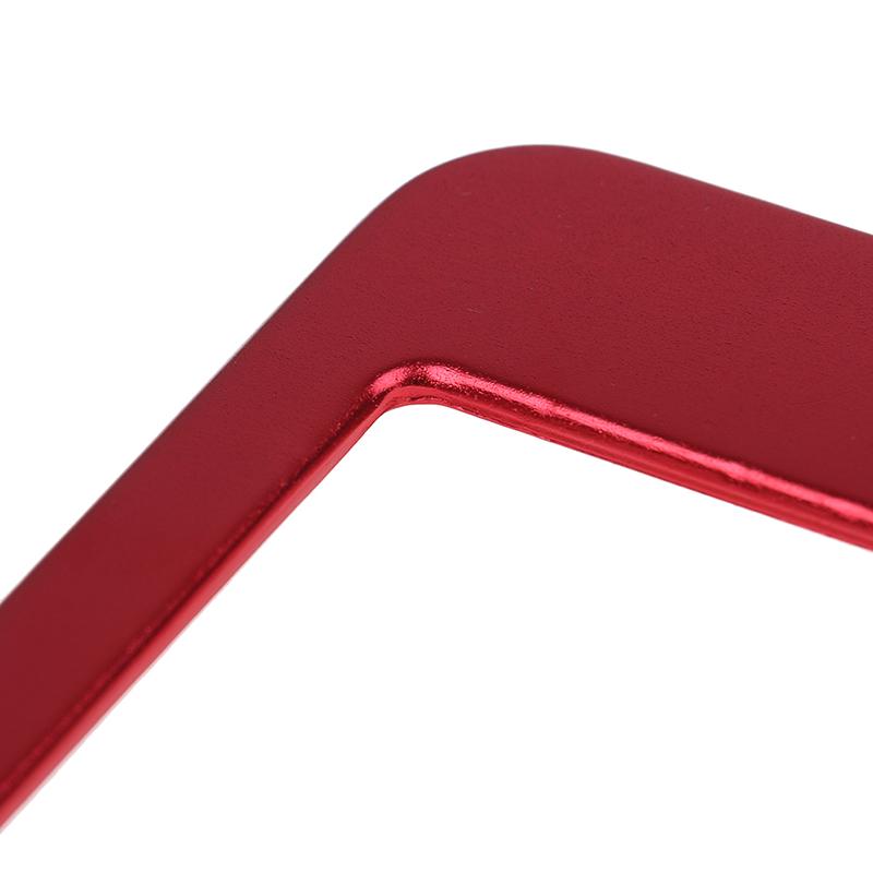 1Pc Universal Us Auto Car Aluminum License Plate Frame Cover Car Accessary