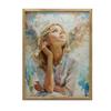 Poster Beauty of Angel Thoughts Poster Beauty of Angel Thoughts, 30X40 Cm, Dark Brown Wooden Frame, 230 Gsm Matte Paper