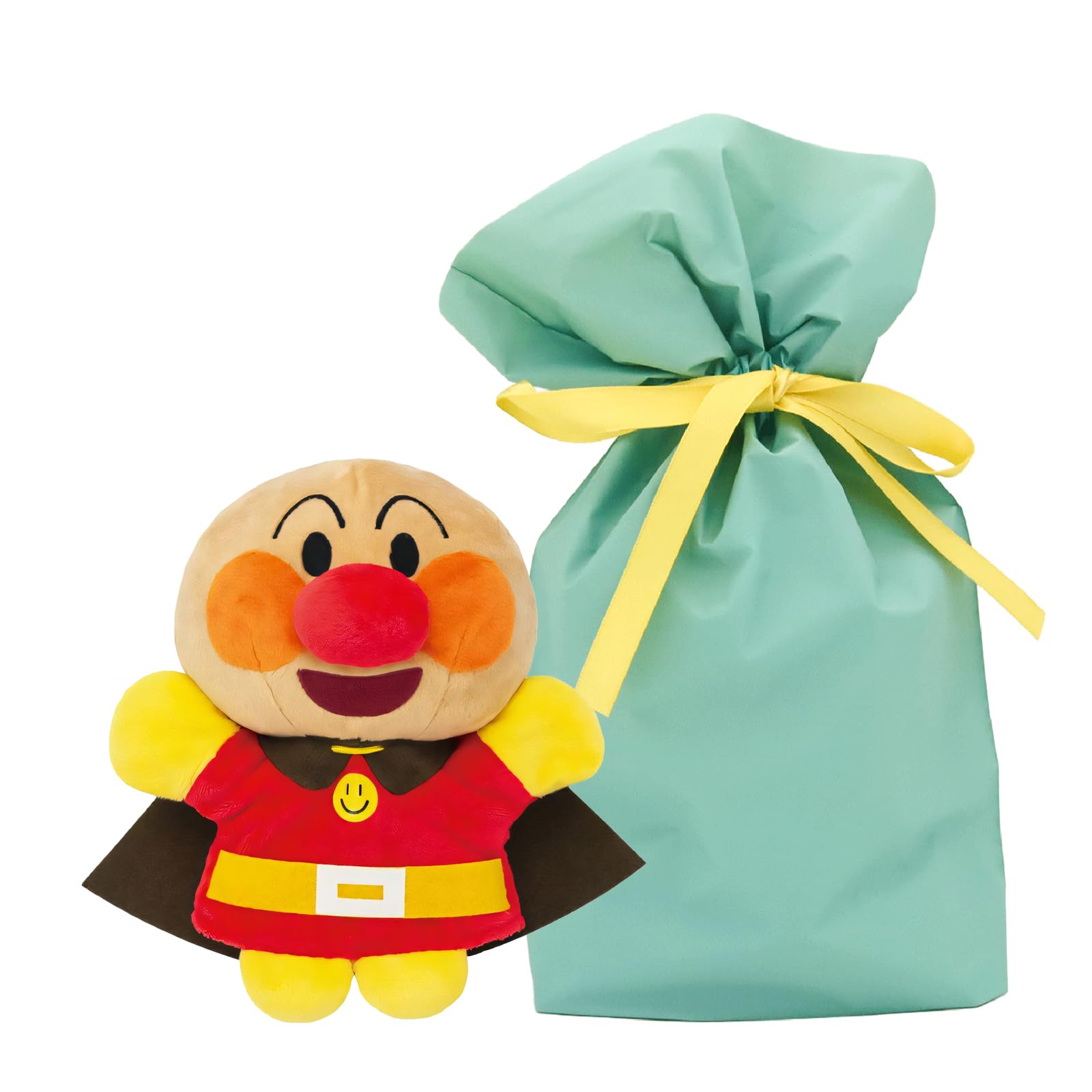

Yoshitoku Anpanman Hand Puppet Plush Small Kids Will Comes in a Gift Bag with Blue Toy, (17.5cm Long), Love, Ribbon,