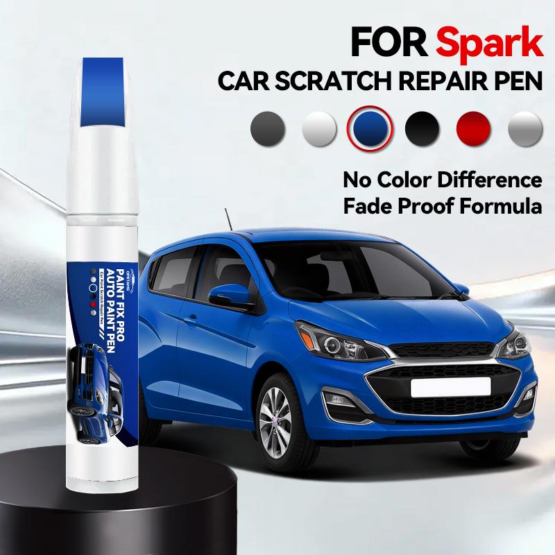 

Для Chevrolet Spark 1994-2026 Фарба-ремонтник Подряпин Засіб для видалення подряпин DIY Автоаксесуари Чорний Білий Сріблястий Синій Червоний