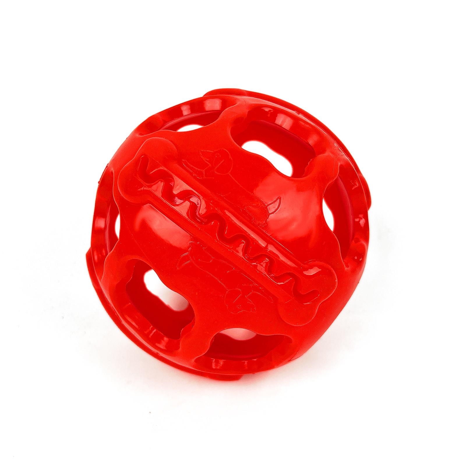 Pet Sniffing Ball Dog Cat Chew Toy Bite Resistant Training Puzzle Toy красный