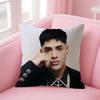 CCris MMj Singer Cushion Cover Natural Linen Pillow Case DoubleSided Print Decorative Sofa Pillowcase Home Decor Gift