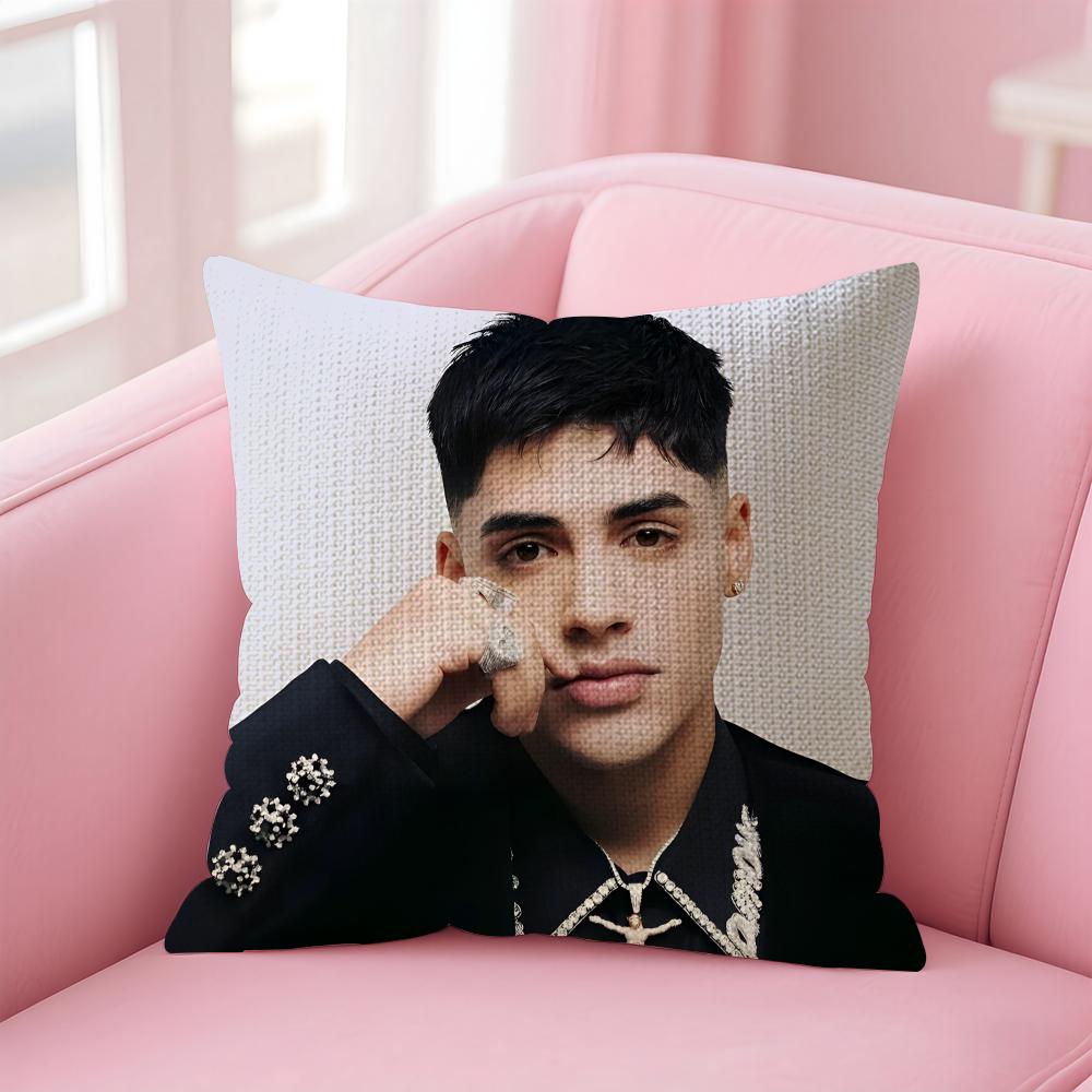 CCris MMj Singer Cushion Cover Natural Linen Pillow Case DoubleSided Print Decorative Sofa Pillowcase Home Decor Gift