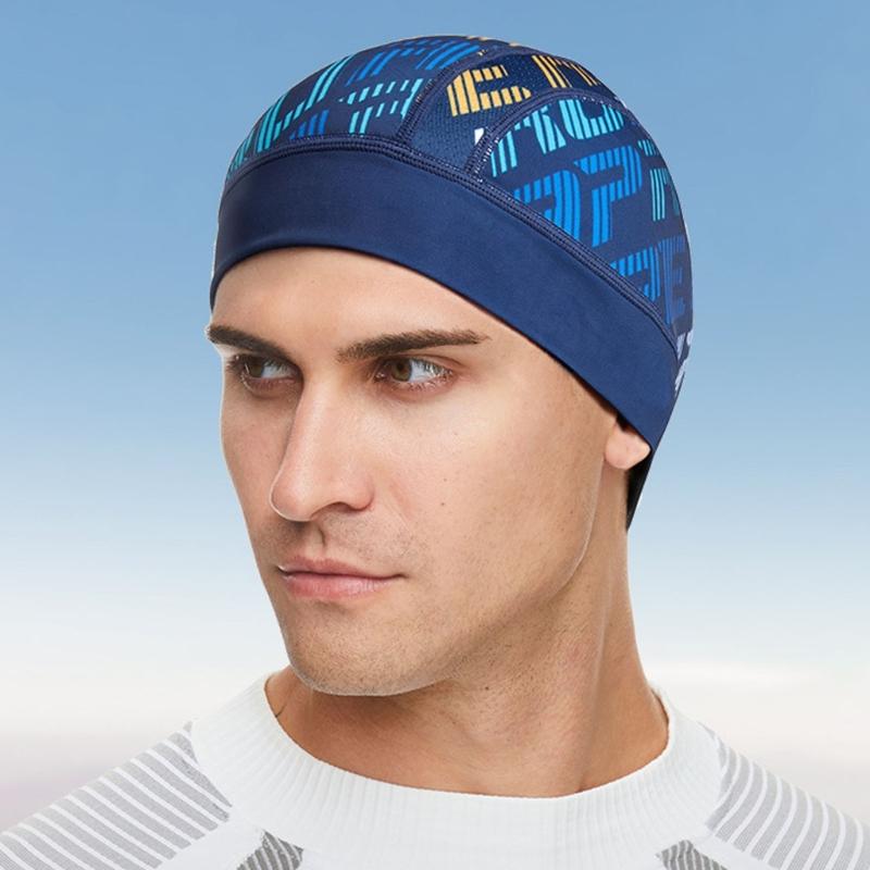 Sweat Absorption Quick Dry Hat Helmet Liner Cooling Mesh Cycling Running Hat Cooling Cycling Caps for Men Women