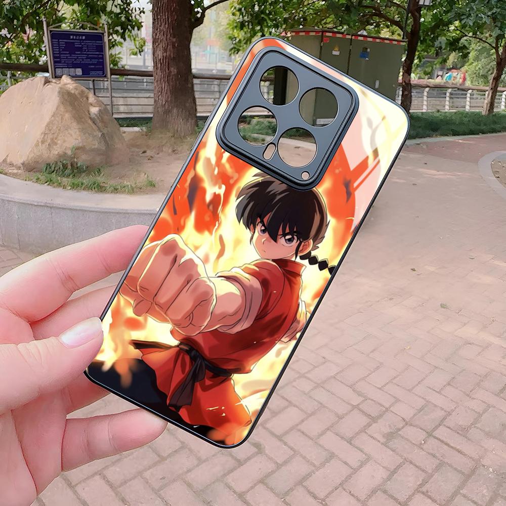 Anime Ranma Phone Case for Xiaomi Redmi Note 14 13 12 14c 13c 13x A5 A3 A2 Pro Plus Glass Cover