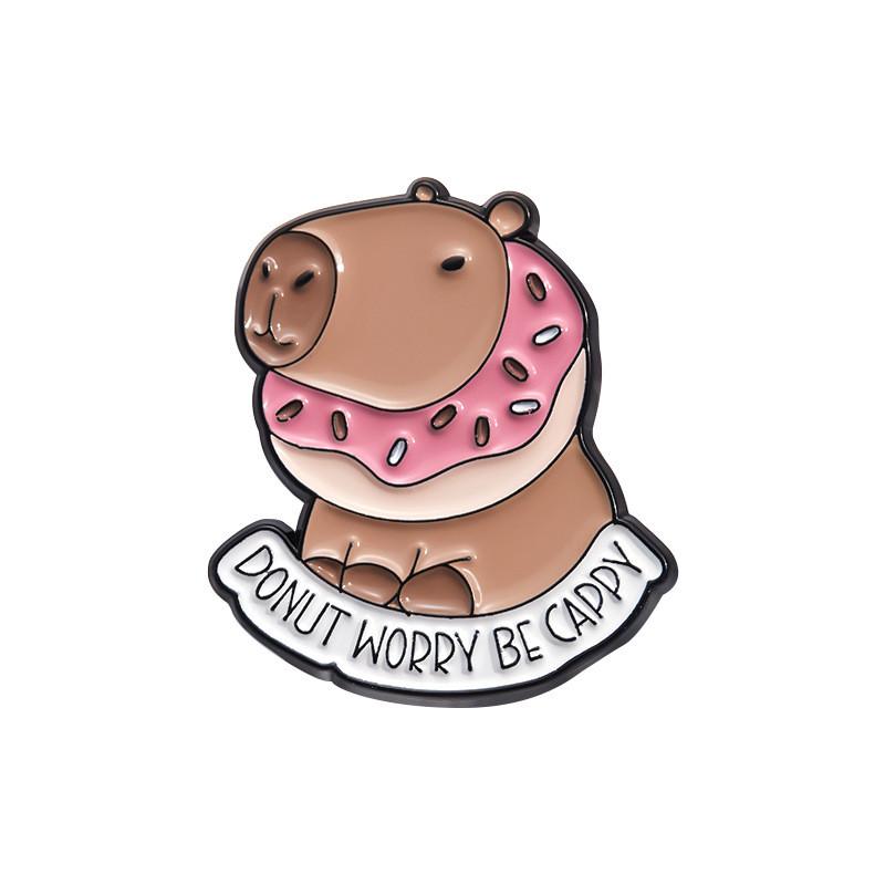 Animal Versatile Capybara Pins Set Perfect For Collectors Looking For Unique Pieces Decorative