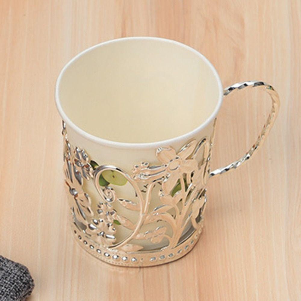 Heat Insulation Anti Scalding Cup Holder Multi-functional Disposable Coffee Mug Sleeve  Household