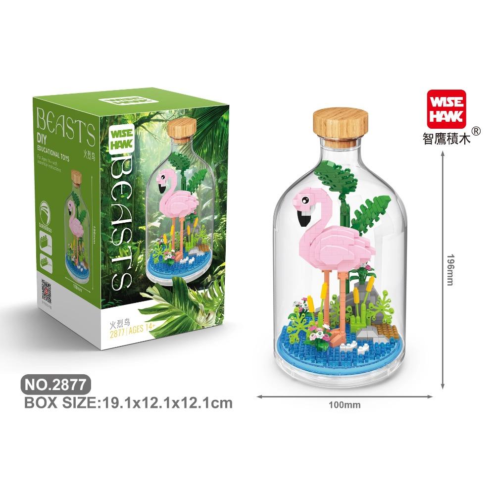 Mattoncini MOC Modello Animale Uccello Aquila Calva Pappagallo Assemblaggio Fai da Te Mattoncini Giochi Creativi Collezione Giocattoli Regali di Natale