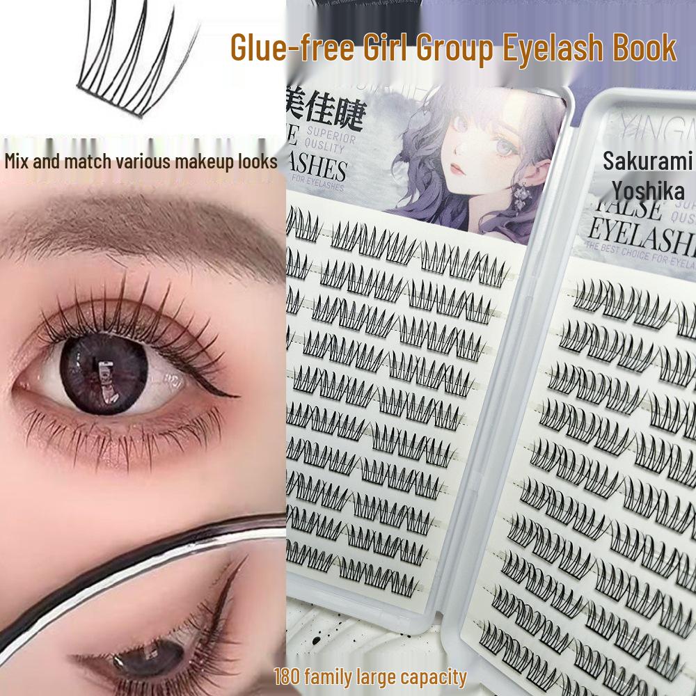 ACE Barbie Natural Segment Korean Idol False Eyelashes – No Glue Needed