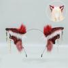 Halloween Fluffy Bat Wing Hairband Demon Cosplay Prop Subculture Animal Beast Ear Gothicism Headpiece Role Playing Headgear