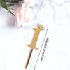 INS 0-9 Number Acrylic Mirror Cake Toppers For Kids Adults Birthday Party Supplies Wedding Anniversary Days Cake Decorations