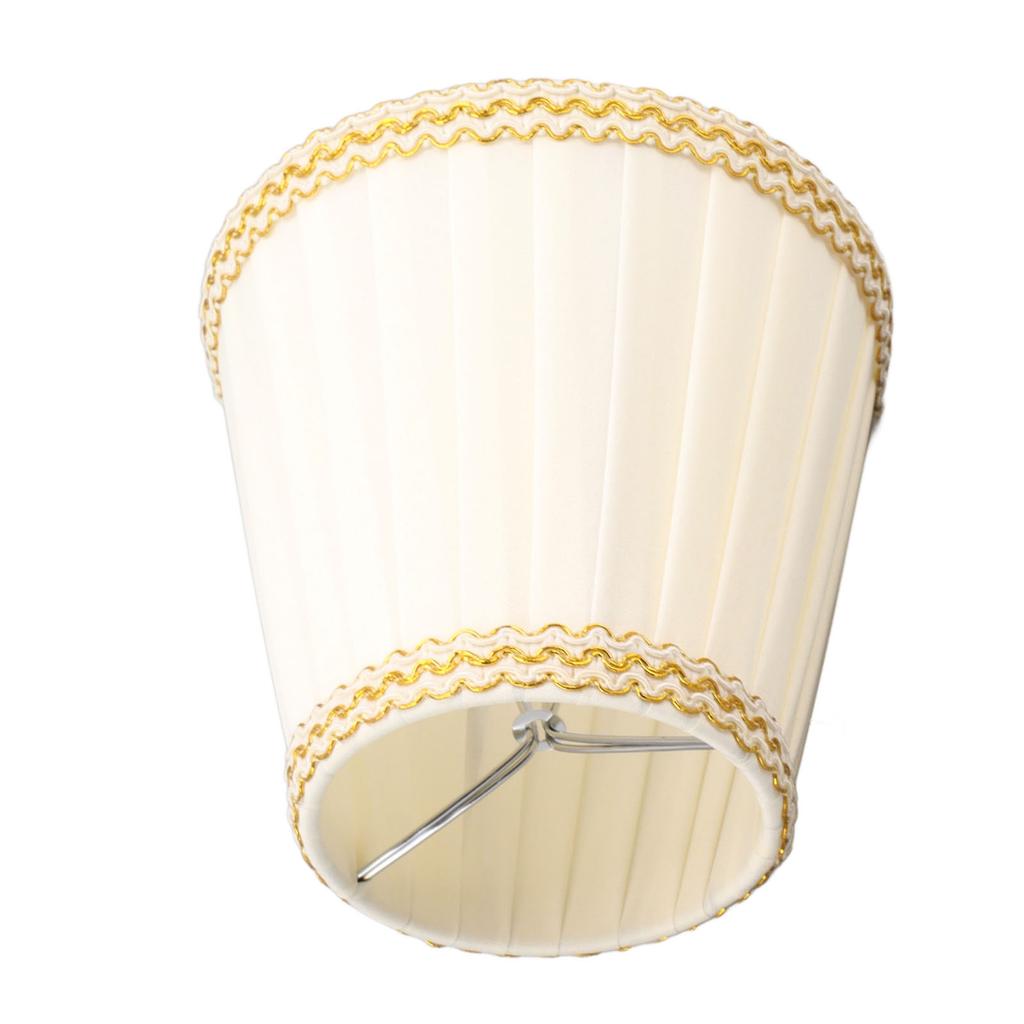 Small Lamp Shade Clamp On Table Rustic Fabric Lampshade Modern for Wall Sconces Pendant Light Lighting Fixtures