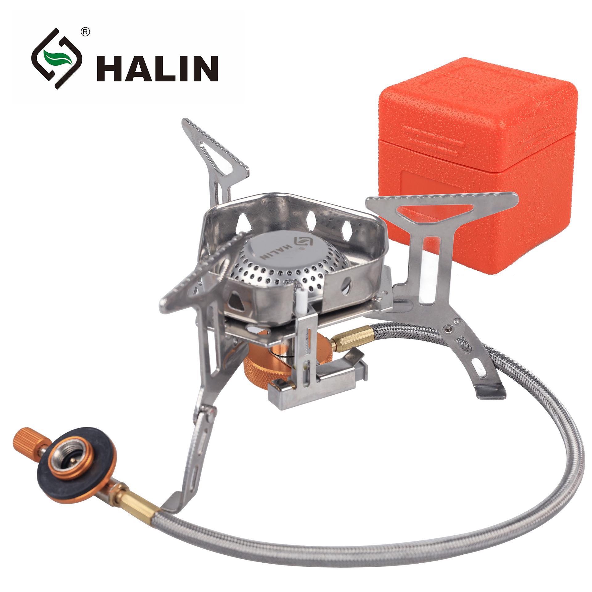 Portable Electronic Windproof Camping Gas Stove with Remote Burner