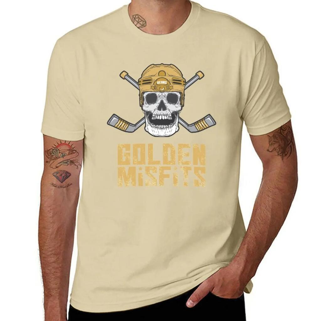 Golden Misfits T-Shirt customs vintage clothes sweat tees plain t shirts