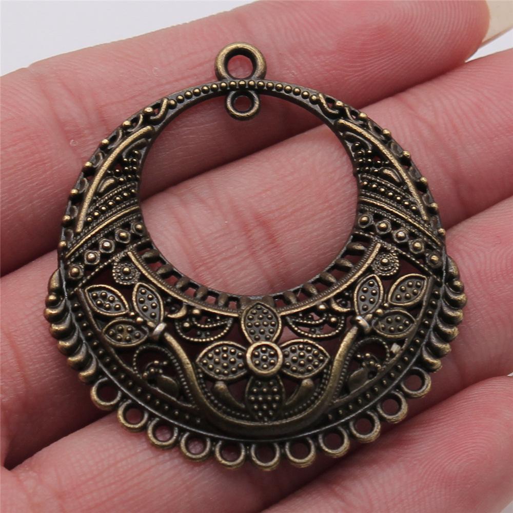 4pcs Earring Pendant For Earring Making Vintage Bohemia Earring Connector For DIY Jewelry Necklace Earrings Making Finding