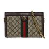 [Pre-Owned] Ophidia GG Monogram Iconic Web Stripe Medium Shoulder Bag - Very Good #Q18O70