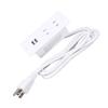 Conference Recessed Power Strip Table Furniture Outlet 2 AC Sockets 2 USB Ports 1.5m Cord