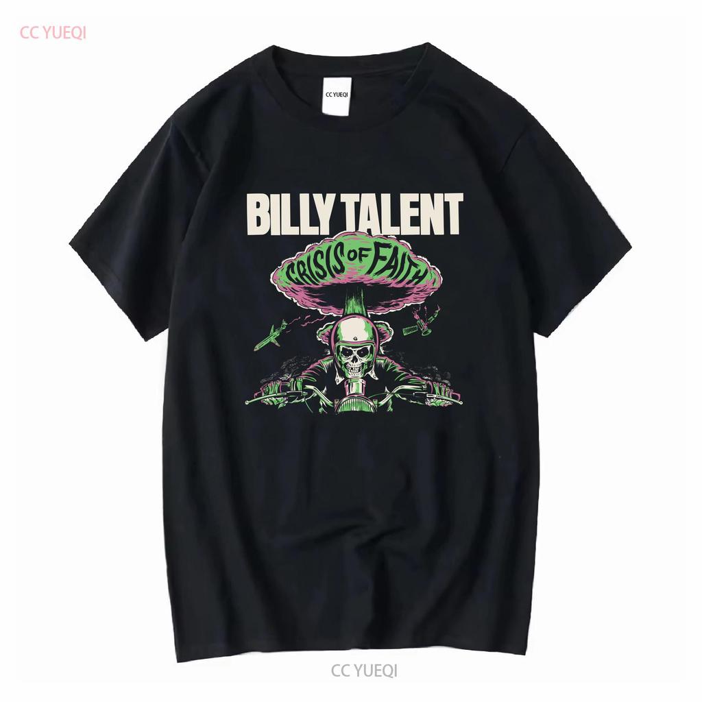 BILLY TALENT Crisis of Faith T Shirt Black Cotton S To 2345XL MD728 Long or Short Sleeves Vintage Washed Versatile Streetwear