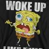 SpongeBob SquarePants Unisex Adult Woke Up Like This Meme Sweatshirt