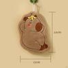 Adorable Capybara Hanging Towel Set for Home Use