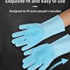 Evcil Hayvan Bakım Eldivenleri - Isıya Dayanıklı Silikon Eldivenler, Yüksek Yoğunluklu Dişli, Köpekleri ve Kedileri Yıkamak ve Masaj Yapmak İçin Geliştirilmiş Beş Parmaklı Tasarım