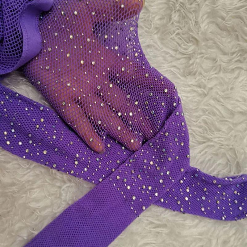 Bunte Glänzende Netzstrumpfhosen Durchbrochen Sexy Glitzer Feines Netz Strumpfhosen Damen Lolita Glänzend Glitzer Damen Mädchen Strümpfe one size blue
