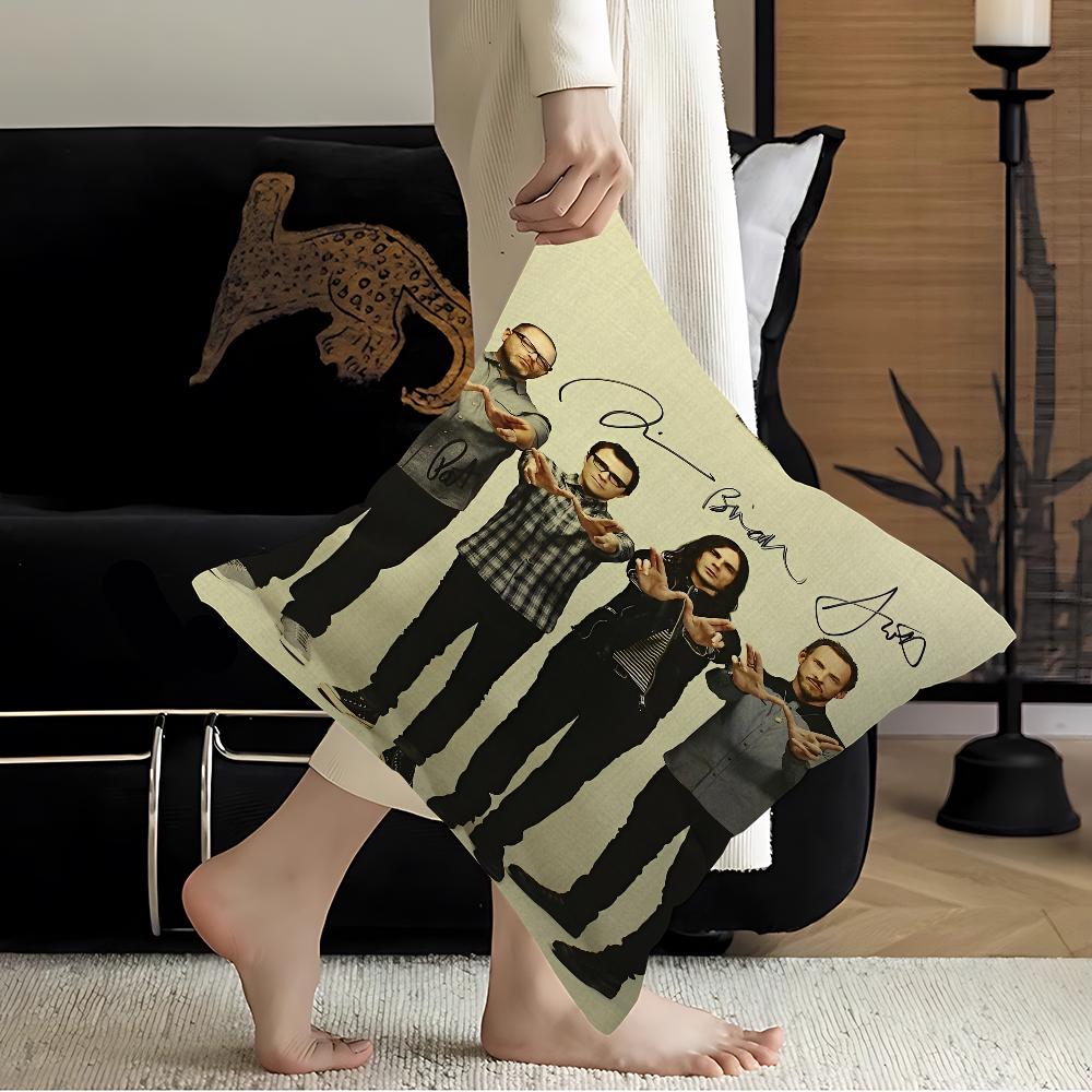 Weezer Music Band Pillow Cushion Cover Pillowcase Living Room Sofa Home Decor Customized