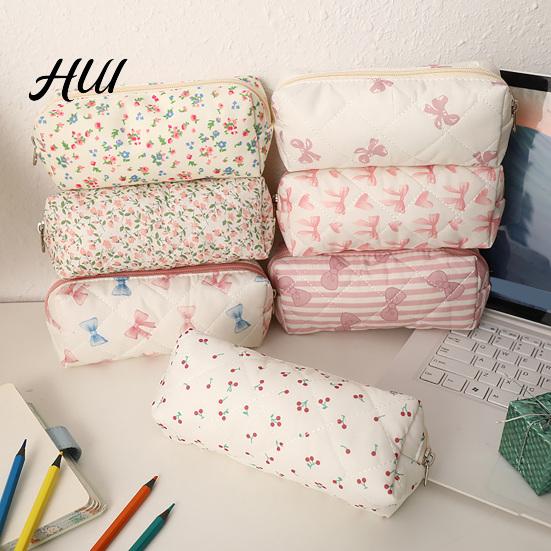 Erweiterte Basis Stifteetui Schleife/Blumenetui, Beuteltasche mit großem Fassungsvermögen, Wasserdichtes Schreibwaren Stilvolle Stifttasche Für Mädchen Perfektes Geschenk für Schüler Kinder