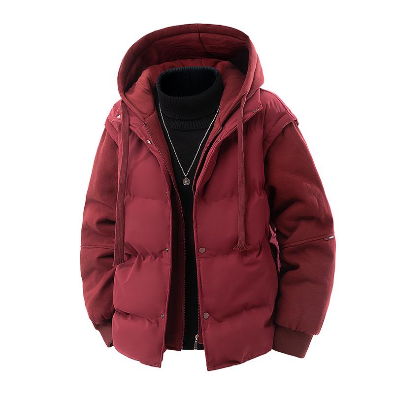 Unisex Thickened Cotton Hooded Jacket - Trendy, Warm, and Versatile Winter Outerwear