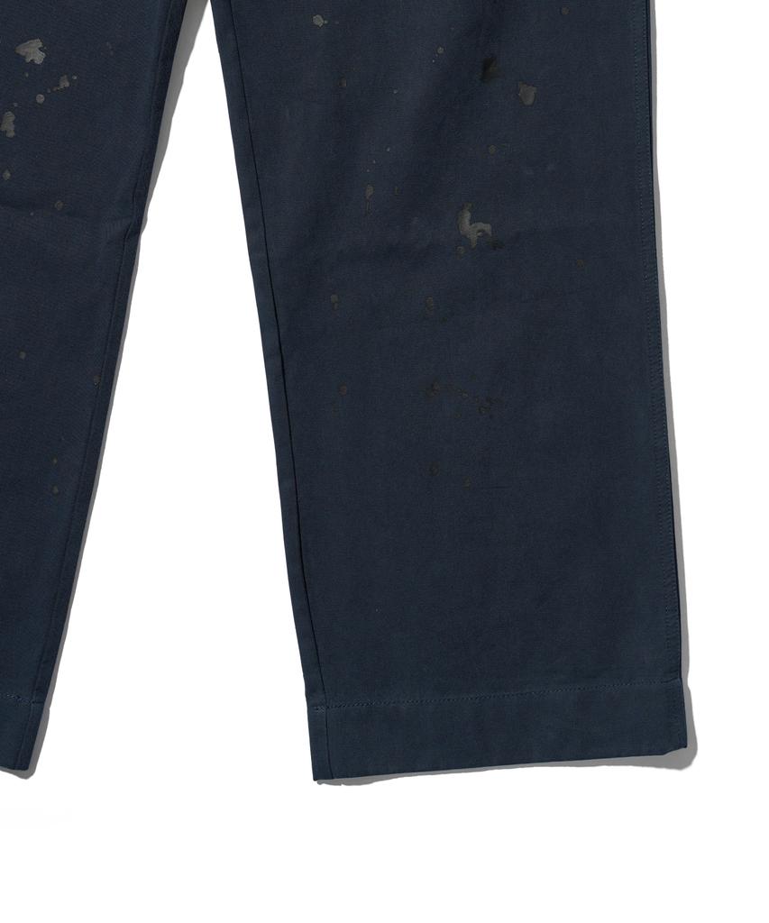 AECA Splater Painted Banding Chino Pants-Navy
