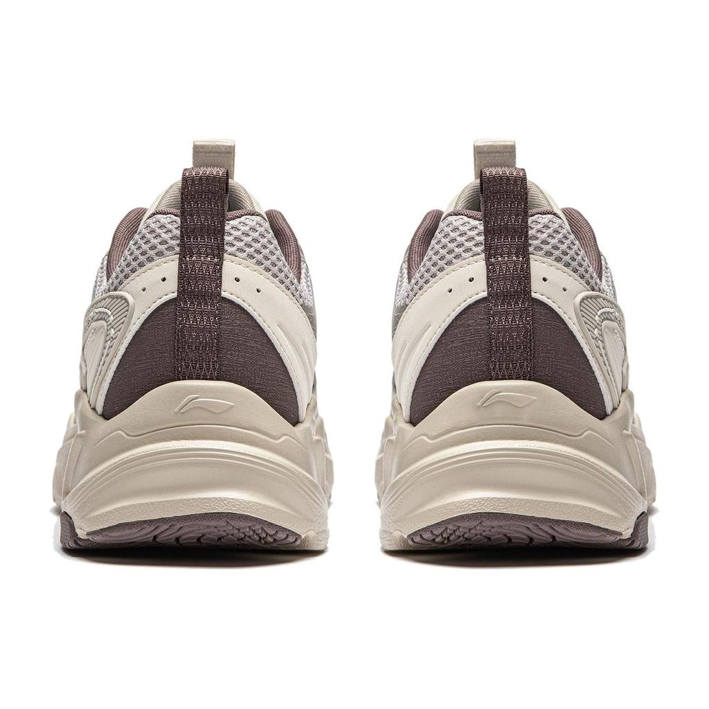 Li Ning Meteor Versatile Retro Thick Sole Height Increasing Shock Absorbing Non-Slip Wear-Resistant Support Low-Top Lifestyle Casual Shoes AGCU121-1