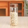 320ml/800ml/1200ml Glass Airtight Canister Coffee Bean Container with Wooden Lid Home Cereal Container Kitchen Storage Bottles