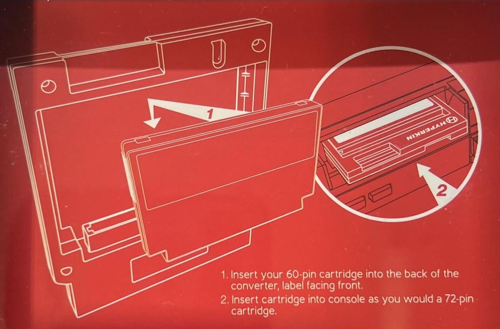 FC (Famicom) To NES Conversion Adapter Cartridge Frame Type