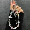 Sparkling Diamond Saturn Mobile Phone Chain Universal  Light Luxury Phone Anti Loss Lanyard Phone Short Wrist Strap