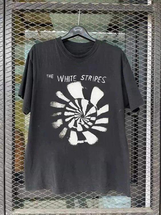 

The White Stripes Short Sleeve T Shirt Full Size S5XL QT1451 Unisex T-Shirt XXXL