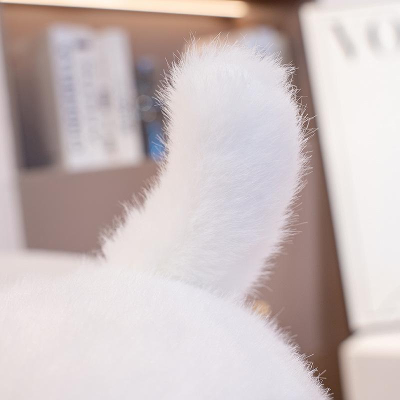 West Highland Terrier Puppy Tongue Out Plush Toy Doll Figurine