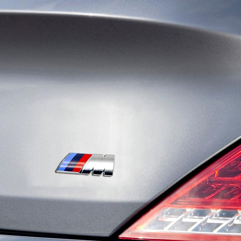 ABS 3D Car Fender Side Emblem Rear Trunk Badge M Logo Sticker For BM M M3 M5 M6 X3 E46 E90 F30 G20 E36 E34 X6 G20 Accessories