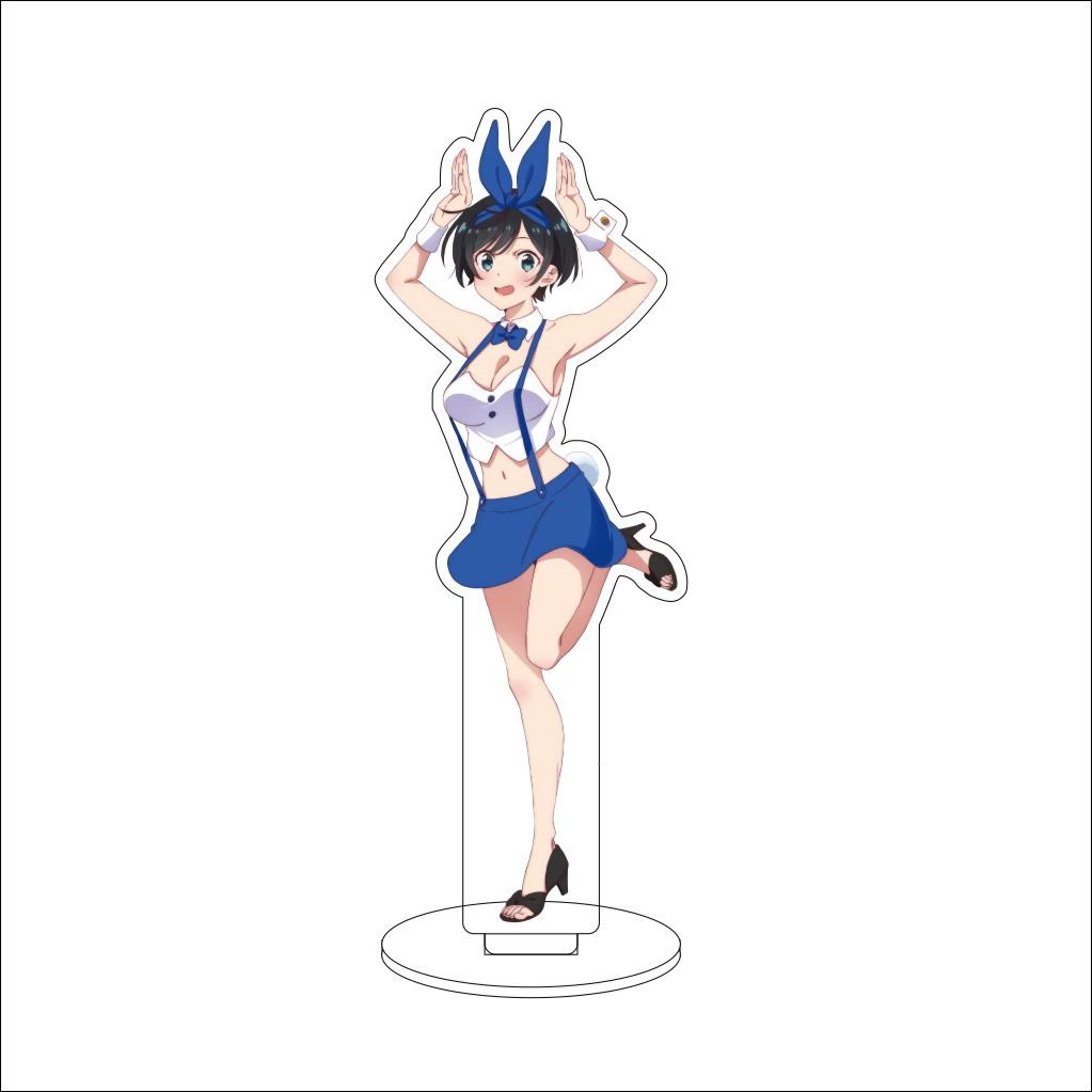 16CM Anime Rent-A-Girlfriend Cosplay Acrylic Stand Ornaments Sakurasawa Sumi Asami Nanami Figure Stand Halloween Gifts