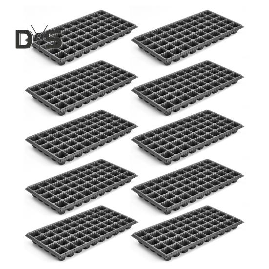 

10 шт. поддон для рассадного горшка для рассады, утолщенные семена, стартовый поддон для проращивания семян, круглый поддон для рассады с дренажными отверстиями для 1mm